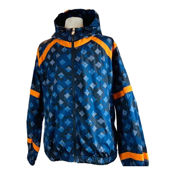 MCM All Over Logo Print Windbreaker Jacket - Picture 1 of 4